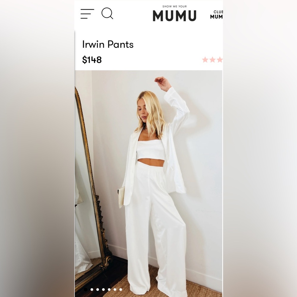 Show Me Your Mumu White Pants